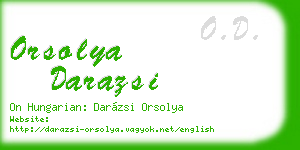 orsolya darazsi business card