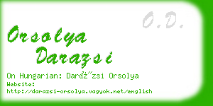 orsolya darazsi business card